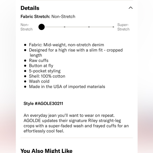 Agolde Riley high rise straight crop jeans - Picture 7 of 10